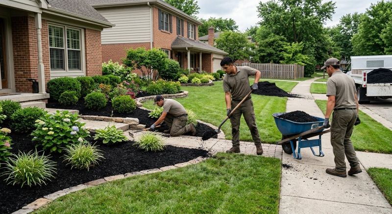 Black Mulch Installation in Honolulu, HI