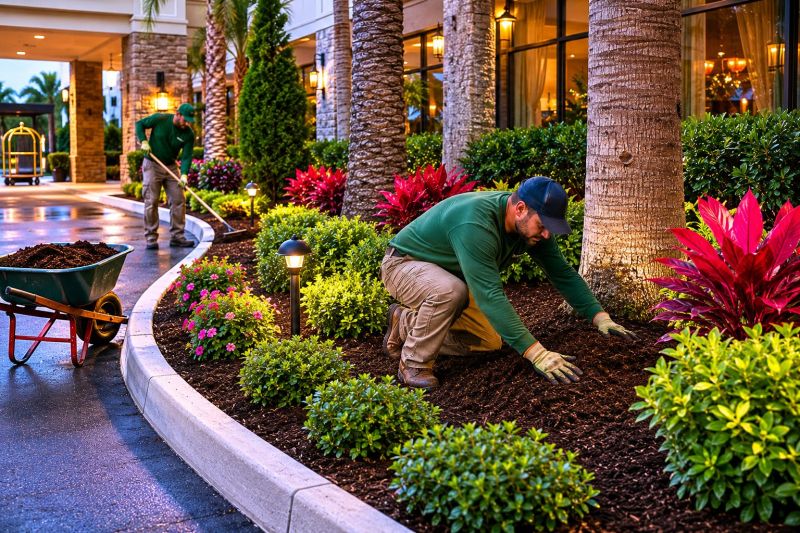Hotel Mulching in Ventura County, CA