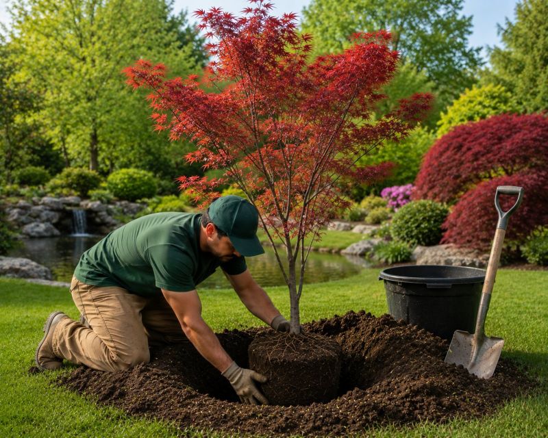 Maple Tree Planting in Ventura County, CA