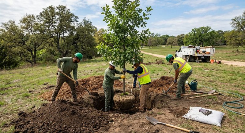 Oak Tree Planting in Ventura County, CA