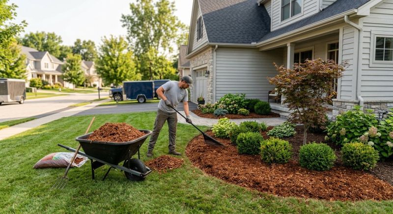Organic Mulch Installation in Ventura County, CA