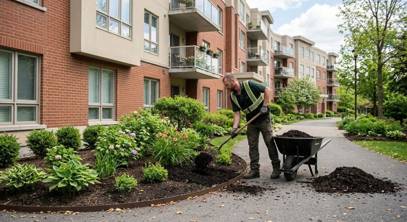 Apartment Mulching in Ventura County, CA