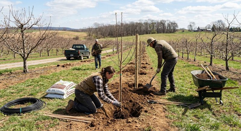 Apple Tree Planting in Honolulu, HI