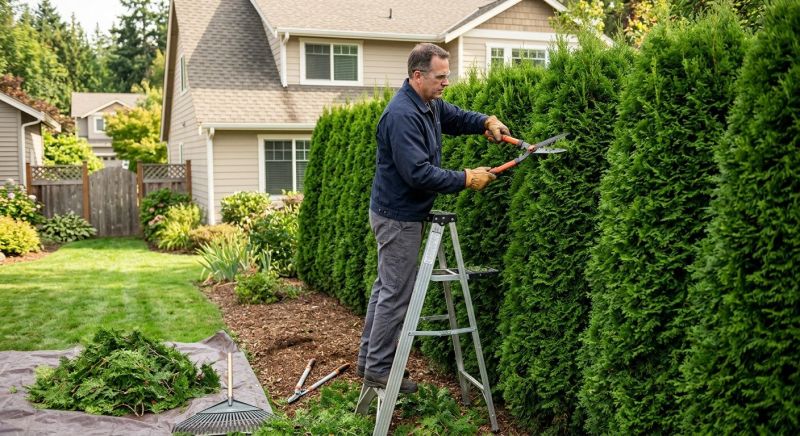 Arborvitae Pruning in Ventura County, CA