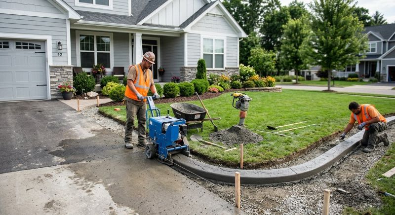 Cement Curbing Installation in Honolulu, HI