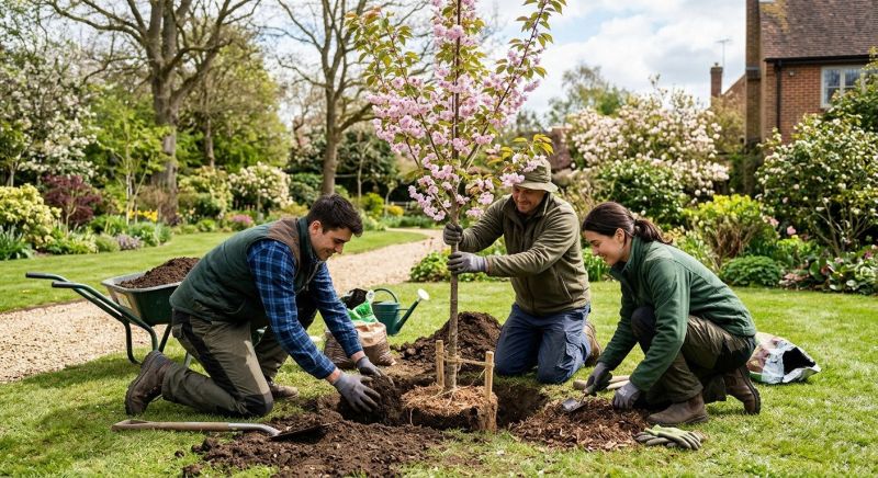 Cherry Tree Planting in Ventura County, CA
