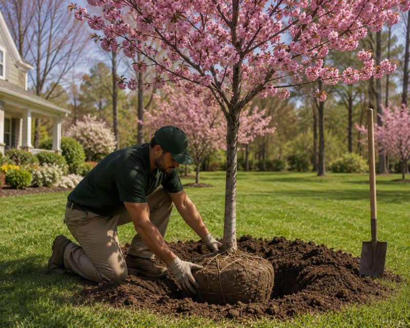Cherry Tree Planting in Ventura County, CA