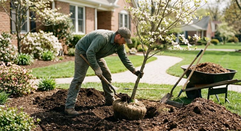 Dogwood Tree Planting in Ventura County, CA