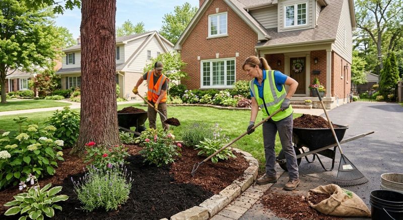 Flower Bed Mulching in Honolulu, HI