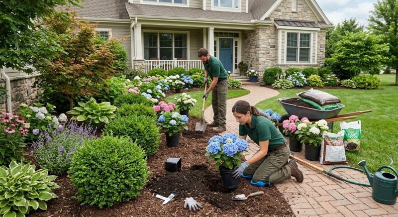 Hydrangea Planting in Ventura County, CA