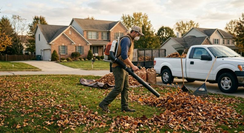Leaves Vacuuming in Ventura County, CA