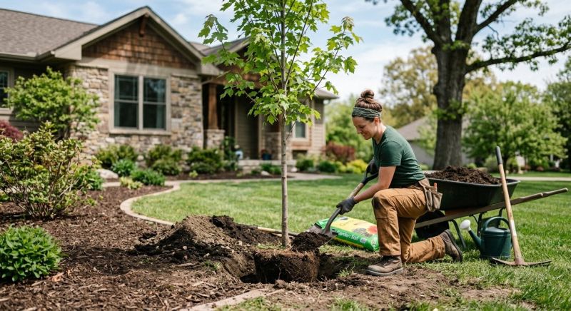 Magnolia Tree Planting in Honolulu, HI
