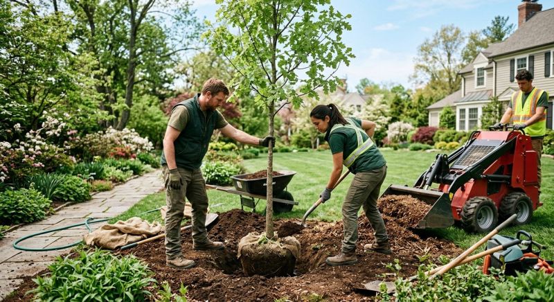 Maple Tree Planting in Honolulu, HI