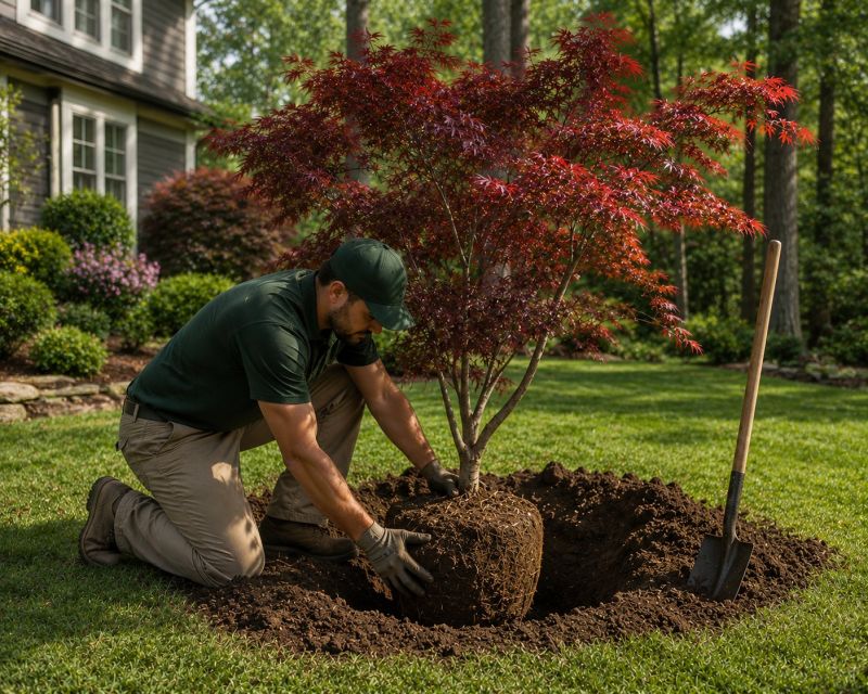 Maple Tree Planting in Ventura County, CA