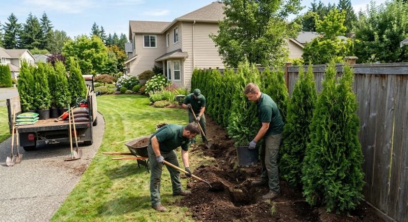 Privacy Hedge Planting in Honolulu, HI