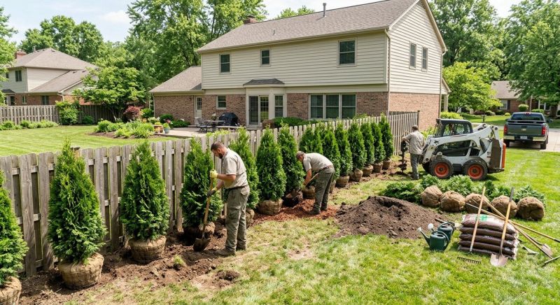 Privacy Hedge Planting in Ventura County, CA